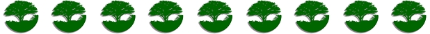 line of green trees - Envirobiz logo trees